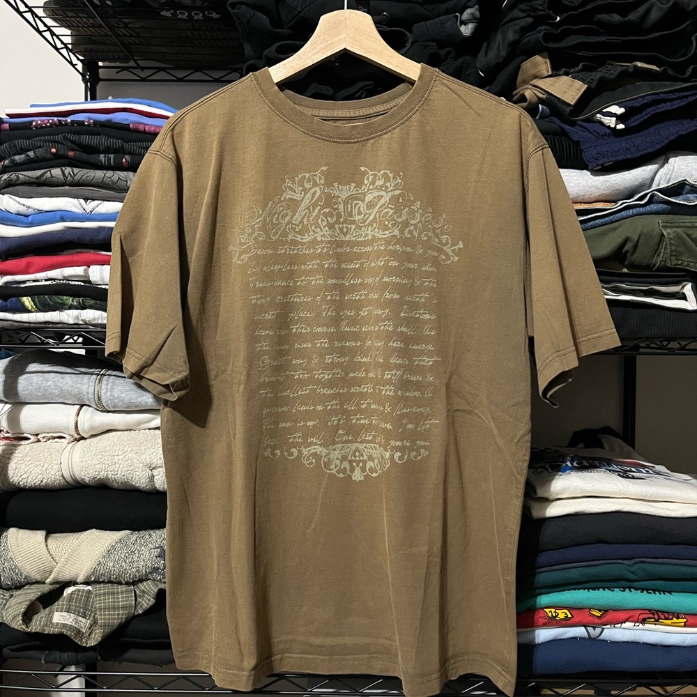 Men's Brown Graphic Tee